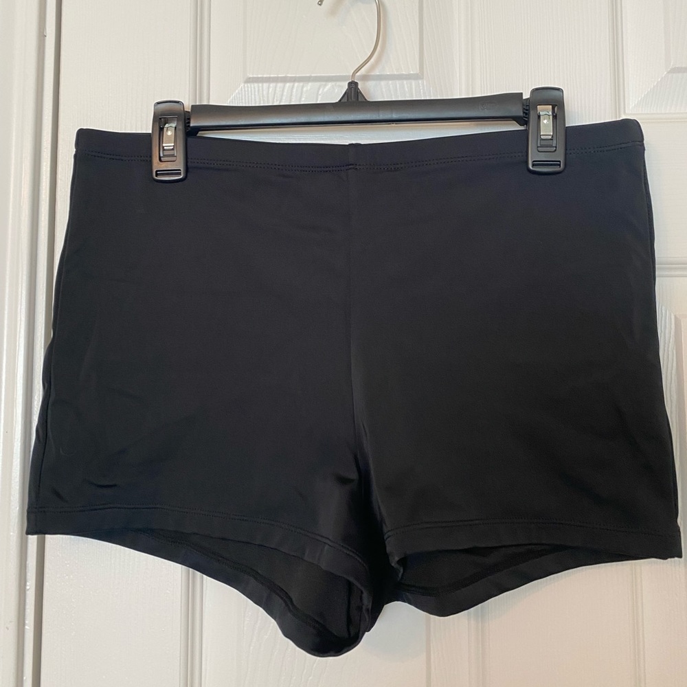 Black Avenue swim shorts